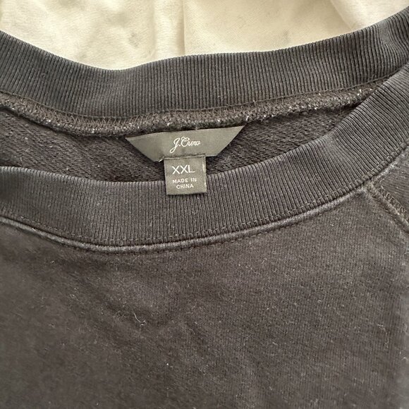 Black J.Crew LOVE Sweatshirt size XXL - Picture 4 of 4